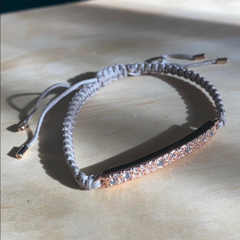 Fossil Bracelet - Rose Gold and Crystals